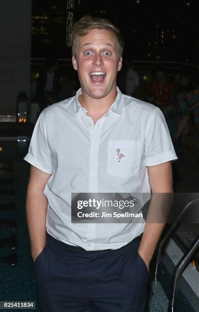 Actor/comedian John Early attends the screening after party for "Fun Mom Dinner" hosted by Momentum Pictures with the Cinema Society and SVEDKA at...