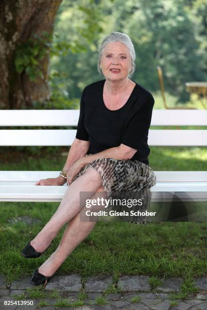 Cordula Trantow during the 'WaPo Bodensee' photo call at Schloss Freudental on August 1, 2017 in Allensbach-Freudental near Konstanz, Germany.