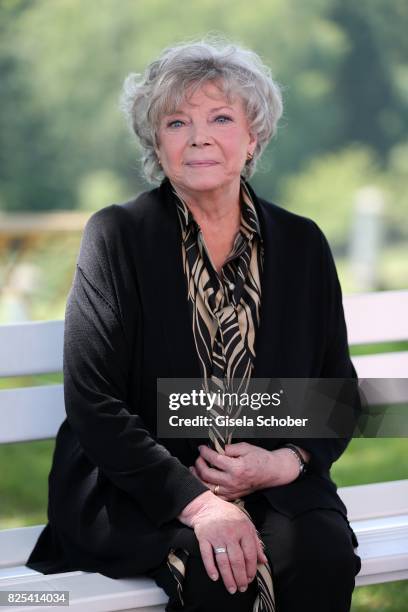 Grit Boettcher during the 'WaPo Bodensee' photo call at Schloss Freudental on August 1, 2017 in Allensbach-Freudental near Konstanz, Germany.