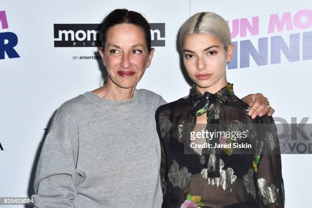 Cynthia Rowley and Kit Keenan attend Momentum Pictures with The Cinema Society & SVEDKA host a screening of "Fun Mom Dinner" at the Landmark Sunshine...
