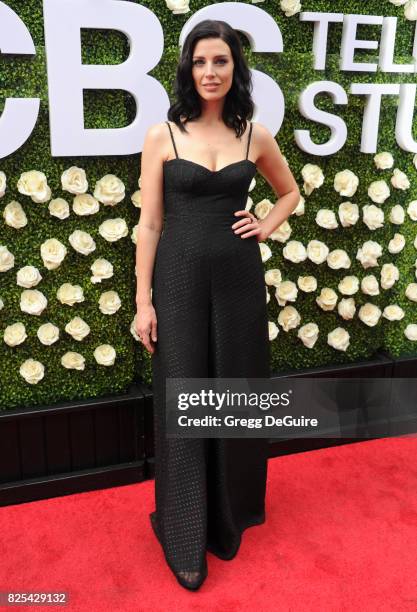 Jessica Pare arrives at the 2017 Summer TCA Tour - CBS Television Studios' Summer Soiree at CBS Studios - Radford on August 1, 2017 in Studio City,...