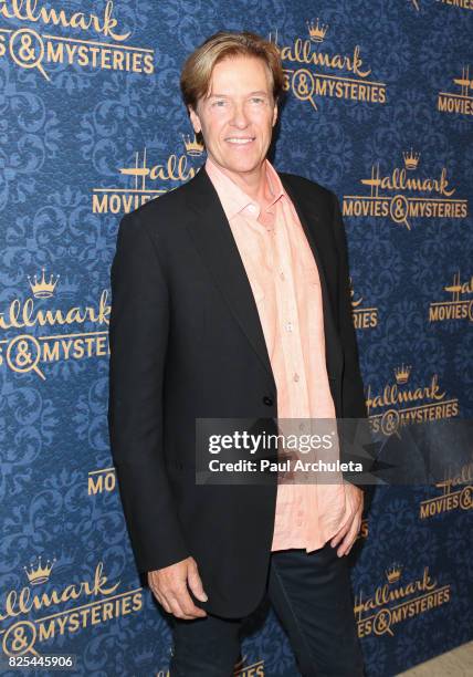 Actor Jack Wagner attends the premiere of Hallmark Movies & Mysteries' "Garage Sale Mystery" at The Paley Center for Media on August 1, 2017 in...