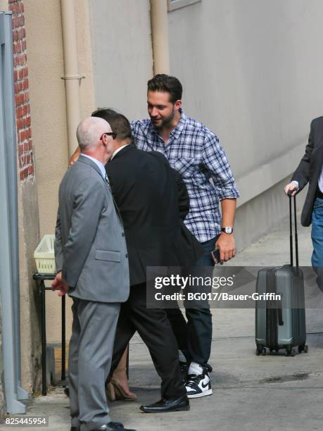 Alexis Ohanian is seen at 'Jimmy Kimmel Live' on August 01, 2017 in Los Angeles, California.