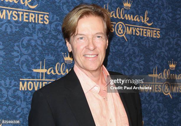 Actor Jack Wagner attends the premiere of Hallmark Movies & Mysteries' "Garage Sale Mystery" at The Paley Center for Media on August 1, 2017 in...