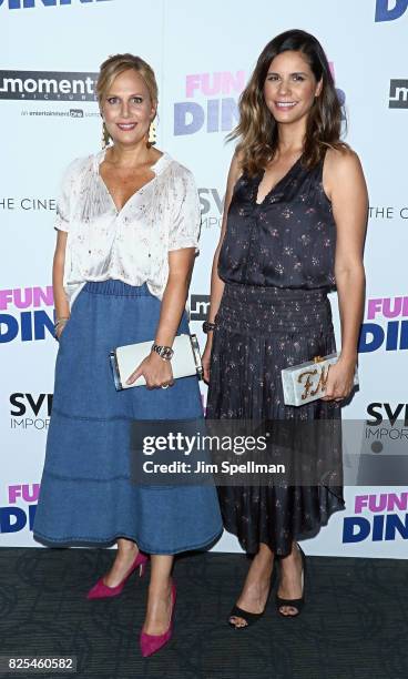 Writer Julie Rudd and producer Naomi Scott attend the screening of "Fun Mom Dinner" hosted by Momentum Pictures with The Cinema Society and SVEDKA at...