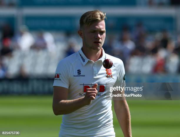 Essex's Simon Cook during the Domestic First Class Multi - Day match between Essex and West Indies at The Cloudfm County Ground in Chelmsford on...