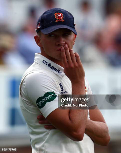 Essex's Aaron Beard during the Domestic First Class Multi - Day match between Essex and West Indies at The Cloudfm County Ground in Chelmsford on...