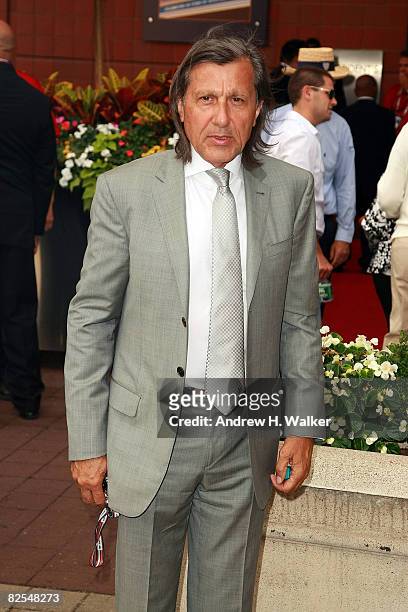 Ilie Nastase attends the 40th Anniversary opening night celebration during the 2008 US Open at the President's Gate at the USTA Billie Jean King...