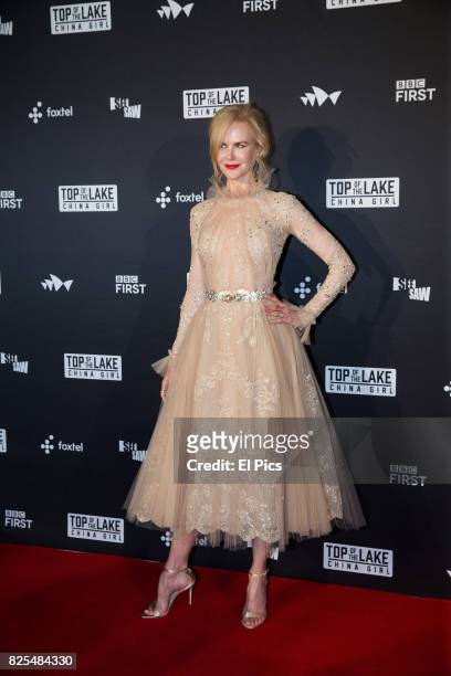 Nicole Kidman arrives ahead of the Top of the Lake: China Girl Australian Premiere at Sydney Opera House on August 1, 2017 in Sydney, Australia.