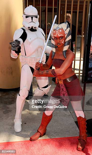 Atmosphere at the U.S. Premiere Of "Star Wars: The Clone Wars" at the Egyptian Theatre on August 10, 2008 in Hollywood, California.