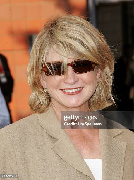 Martha Stewart attends the 8th Annual USTA Serves' OPENing Gala during the 2008 US Open at the President's Gate at the USTA Billie Jean King National...