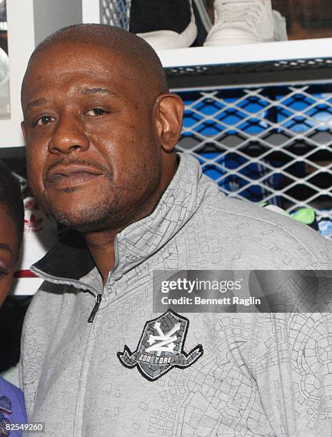Actor Forest Whitaker attends A.J. Crimson's birthday celebration at ADIDAS Originals on August 25, 2008 in New York City.