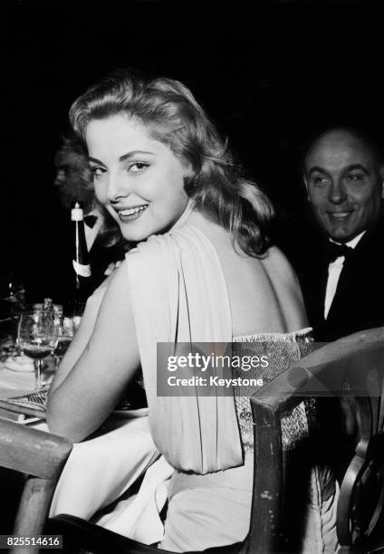 Italian actress Virna Lisi attends the Italian Film Festival organised by the Consorzio Stampa Cinematografica at the Grand Hotel in Rome, Italy,...