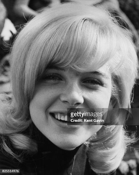 American actress Sue Lyon during a reception at the Dorchester Hotel in London, 5th October 1964. She is in the UK to publicise her latest film, 'The...