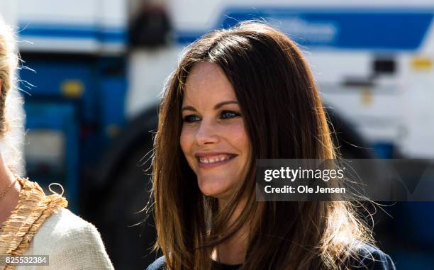 Princess Sofia of Sweden as seen during her participation in the the Granslosa Moten's Sustainability and Future Seminar, 'A Sustainable Tomorrow' on...