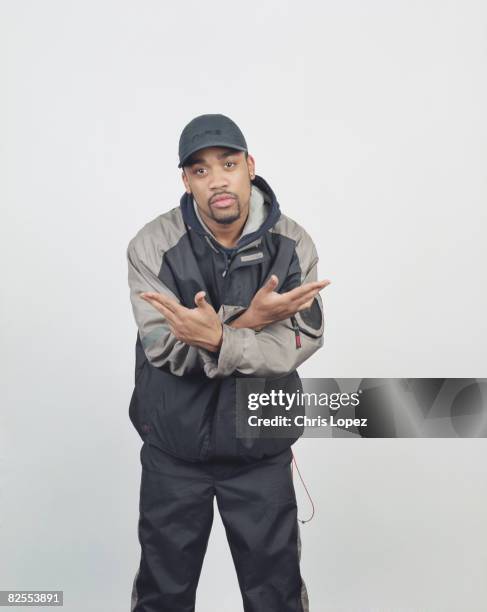 London MC Wiley , founder member of grime music collective Roll Deep and formerly of the Pay As You Go Cartel, circa 2002. He was born Richard Kylea...