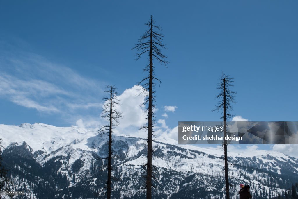 Mountain snow peak