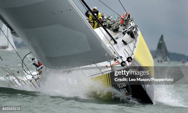 Lendy Cowes Week Sailing Triple Crown Ocean Racers Round The Island Race Team Brunel NL on August 2, 2017 in Cowes, England.