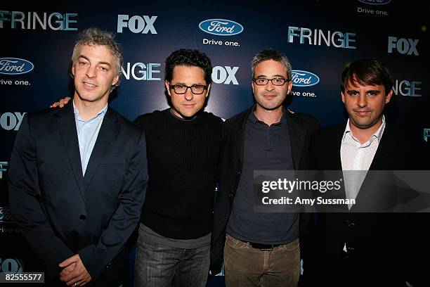 Executive Producer Jeff Pinkner, Co-Creator/Executive Producer J.J. Abrams, Co-Creator/Writer/Executive Producer Alex Kurtzman and...