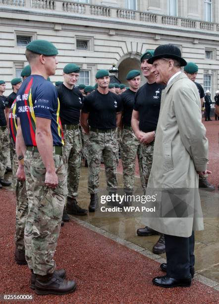 Prince Philip, Duke of Edinburgh in his role as Captain General, Royal Marines, makes his final individual public engagement as he attends a parade...