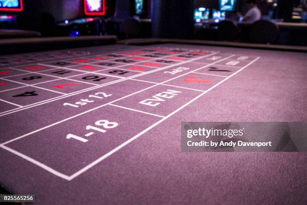 roulette table landscape - roulette table ストックフォトと画像