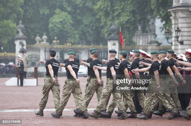 Duke of Edinburgh Prince Philip attends his final public engagement Captain General's Parade to mark the finale of the 1664 Global Challenge at the...