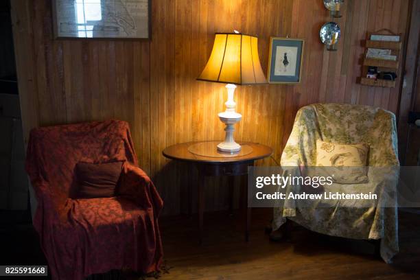 The interior of a Catskills region farm home on July 29, 2017 in Denning, New York.