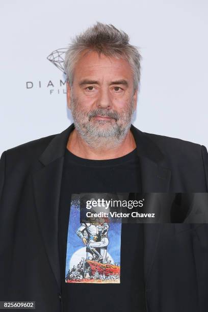 Film director Luc Besson attends a photocall to promote his new film "Valerian And The City Of A Thousand Planets" at St. Regis Hotel on August 2,...