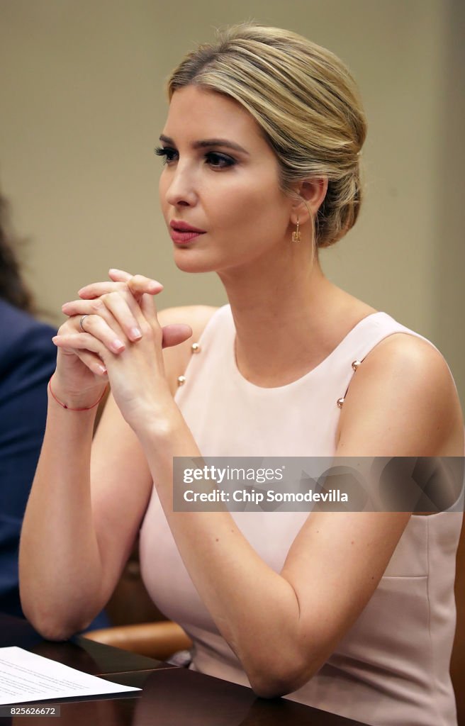 Ivanka Trump And White House Officials Hold A Listening Session With Military Spouses