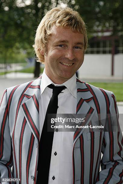 Darren Tulett attends the Canal+ Press Conference to Announce TV Schedule for 2008/09 at Cinematheque de Bercy on August 26, 2008 in Paris, France.