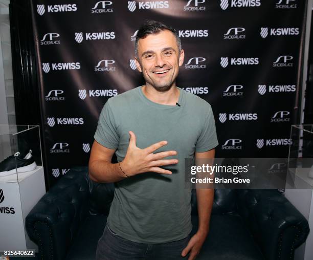 Gary Vaynerchuk meet and greet in collboration K Swiss Event at Shoe Palace on August 1, 2017 in Los Angeles, California.