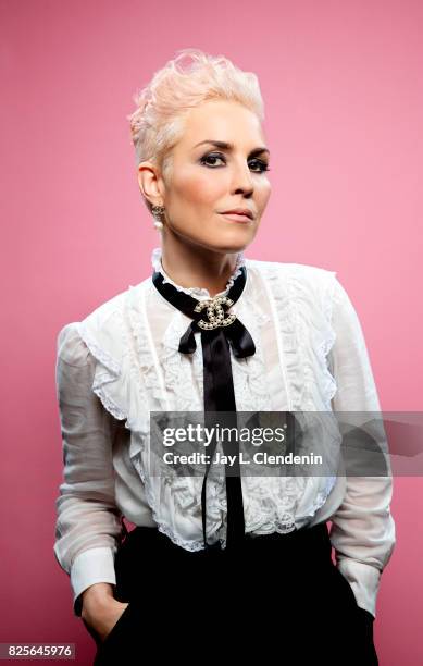 Actress Noomi Rapace, from the film "Bright," is photographed in the L.A. Times photo studio at Comic-Con 2017, in San Diego, CA on July 20, 2017....