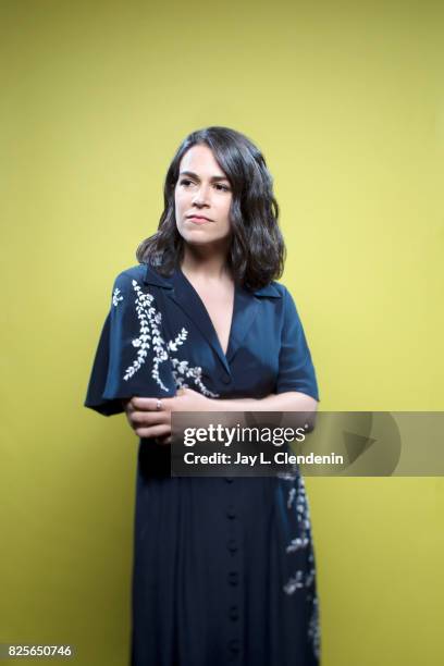 Actress Abbi Jacobson, from the film "The Lego Ninjago Movie," is photographed in the L.A. Times photo studio at Comic-Con 2017, in San Diego, CA on...