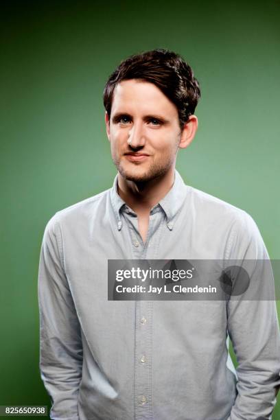 Actor Zach Woods, from the film "The Lego Ninjago Movie," is photographed in the L.A. Times photo studio at Comic-Con 2017, in San Diego, CA on July...