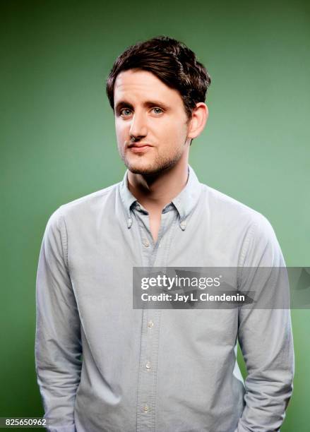 Actor Zach Woods, from the film "The Lego Ninjago Movie," is photographed in the L.A. Times photo studio at Comic-Con 2017, in San Diego, CA on July...