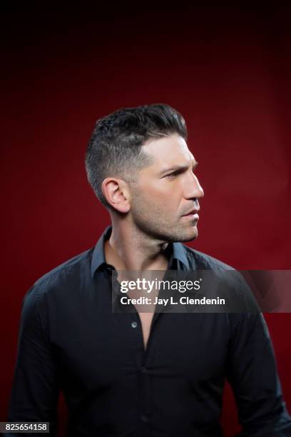 Actor Jon Bernthal, from the television series "Marvel's The Punisher," is photographed in the L.A. Times photo studio at Comic-Con 2017, in San...