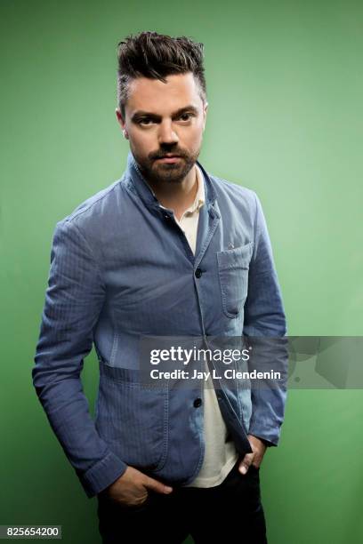 Actor Dominic Cooper from the television series "Preacher," is photographed in the L.A. Times photo studio at Comic-Con 2017, in San Diego, CA on...