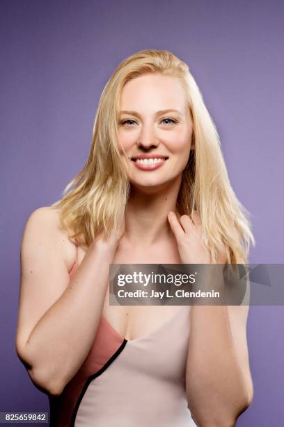 Actress Deborah Ann Woll from the television series "Marvel's The Punisher," is photographed in the L.A. Times photo studio at Comic-Con 2017, in San...