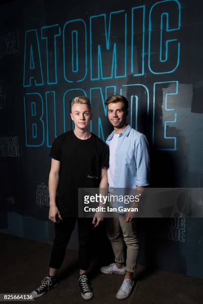 Dan and Jon attend a special screening of 'Atomic Blonde' hosted by Universal Pictures at Village Underground on August 2, 2017 in London, England.