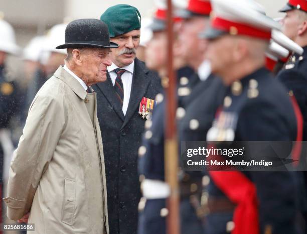 Prince Philip, Duke of Edinburgh attends the The Captain General's Parade to mark the finale of the 1664 Global Challenge at Buckingham Palace on...