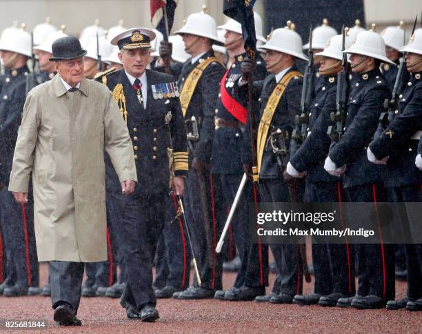 Prince Philip, Duke of Edinburgh attends the The Captain General's Parade to mark the finale of the 1664 Global Challenge at Buckingham Palace on...