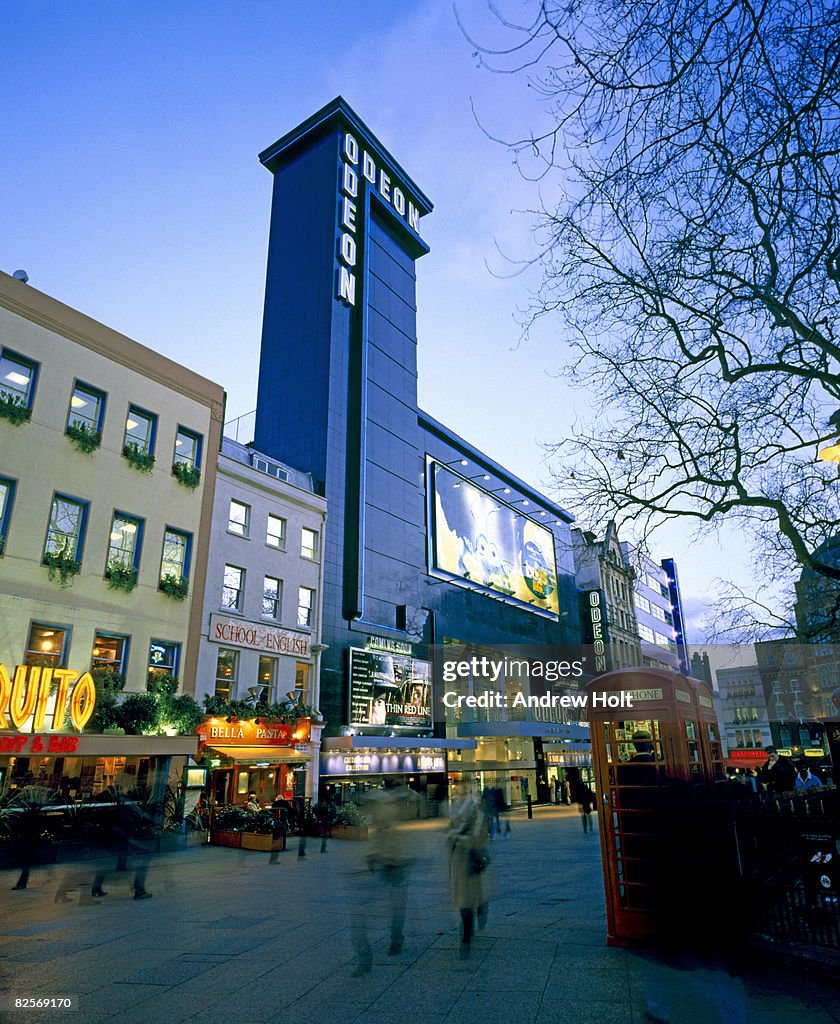 Tourist cinema building in London