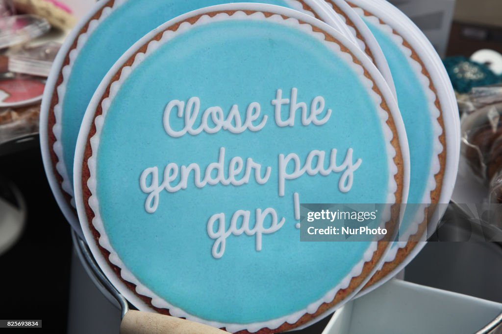 Women Rally On 'Equal Pay Day' to Demand Equal Pay For Women