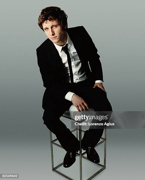Actor Jamie Bell poses for a portrait shoot for Esquire magazine London on February 18, 2007.
