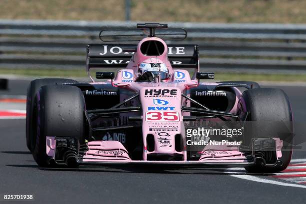 Lucas Auer during day two of F1 in season testing at Hungaroring on August 2, 2017 in Budapest, Hungary.
