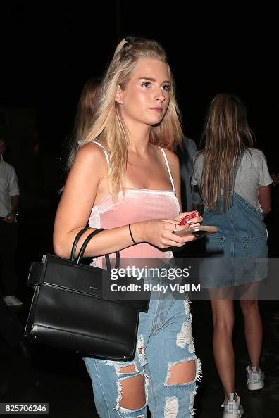 Lottie Moss seen on a night out at Embargo night club in Chelsea on