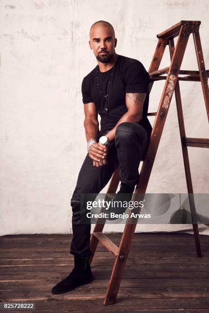 Actor Shemar Moore of CBS's 'S.W.A.T.' poses for a portrait during the 2017 Summer Television Critics Association Press Tour at The Beverly Hilton...