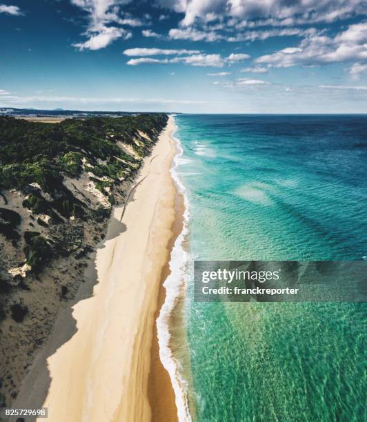 aerial view of the southern australian coastline - australian coastline stock pictures, royalty-free photos & images