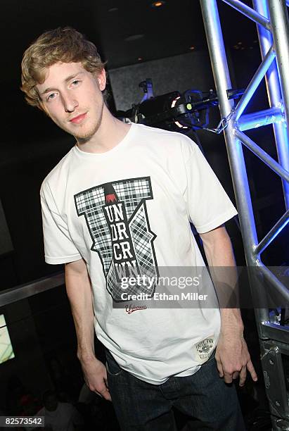 Asher Roth The Rapper 47 Undrcrwn Experience At The Palms Hardwood Suite Stock Photos, High ...