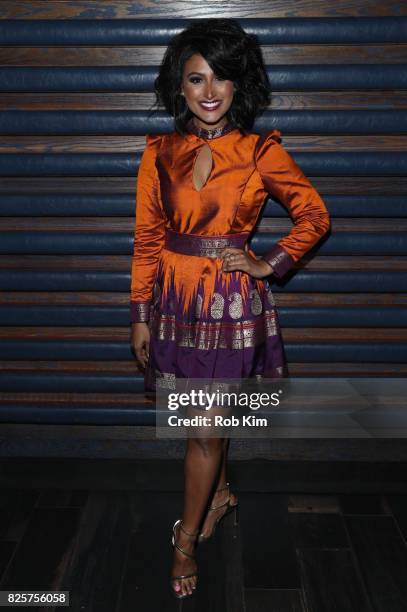Nina Davuluri, Miss America 2014 attends Zee Entertainment's 'Made In America' Launch Event at PHD Rooftop Lounge at Dream Downtown on August 2, 2017...